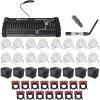 imageRockville 384Channel DMX ControllerLighting TransmitterReceiver and 16 Par Lights