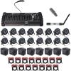 imageRockville 384Channel DMX ControllerLighting TransmitterReceiver16 Par Lights
