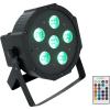 imageRockville BATTERY PAR 61 White 36W Rechargeable RGBWAUV DMX Wash Light 15Hour Battery Sound Activated IR Remote Replaceable Battery 25 degree Beam Angle for DJs and Event LightingBlack