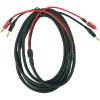 imageRockville BN20 20 14 AWG 100 OFC Copper Banana to Banana Cable Braided Jacket TangleFree for Home Audio and Pro DJs10 Foot