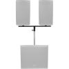 imageRockville DP Mount Dual 81012quot PA Speaker Cabinet Adapter Sturdy Steel 80 lbs Capacity SpaceSaving for DJs and Live Sound Professionals