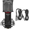 imageRockville RCM SR Condenser Mic Studio Recording Samsung Capacitors Cardioid Pattern 25mm Cartridge Low Noise Durable Zinc Body ampamp Steel Head for Vocals Podcasts and Live Performances