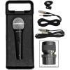 imageRockville RMCXLR Wired Dynamic Microphone Full Metal Body M56 Cartridge 2 10 Ft OFC Cables Mic Clip ampamp Case for DJs Karaoke and Live Performances