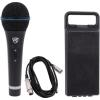 imageRockville RMMXLR Super Cardioid Dynamic Microphone 600 Ohm Metal Body OnOff Switch 10ft XLR Cable Black Finish for Live Performances and Vocals