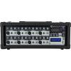 imageRockville RPM85 2400W Powered 8 Channel Mixer Bluetooth USBSD 5 Band EQ Adjustable EchoDelay 15V Phantom Power for Live Music and Events