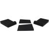 imageRockville RRS190S Pair Foam Studio Monitor Isolation Pads 75quot x 95quot 3Angle Tilt Vibration Reduction Durable Foam for Studio Recording and Home Theater