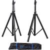 imageRockville RVES1 Pair Tripod DJ PA Speaker Stands with Carry Bag 100 lbs Capacity Adjustable Height to 71quot Steel Construction for Events ampamp Performances