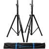 imageRockville RVSS2 Pair Adjustable Tripod DJ PA Speaker Stands 2 Sturdy Steel Construction Lightweight Carrying Case Included Perfect for DJs and Live Events