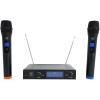 imageRockville RWM132V VHF Wireless Dual Handheld Microphone System High Sensitivity Long Range 200ft Clear Audio PlugandPlay for Live Performances and Events Includes 2 MicsMicrophone