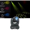 imageRockville Rock Beam DC 120W Moving Head Light 71 Gobos 18Facet Prism DMX Control for DJs and Club Stages