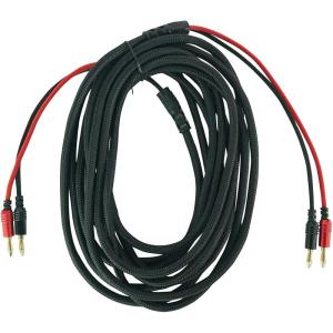 imageRockville BN20 20 14 AWG 100 OFC Copper Banana to Banana Cable Braided Jacket TangleFree for Home Audio and Pro DJs20 Foot