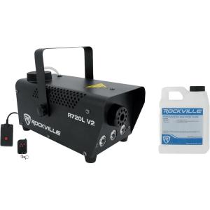 imageRockville FogSmoke Machine wRemoteFluidMulti Color LED Built in R720L