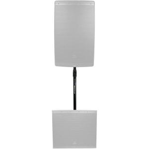 imageRockville GASPOLEB M20 Threaded Air Assist SubwooferSpeaker Pole Mount Stand 335quot55quot Adjustable Height 140 Lb Capacity 35mm Diameter for DJs Live Events and Studios