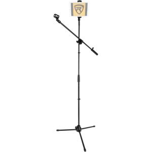 imageRockville GIGSTAND DUAL MicrophoneTabletSmartphone Mic Stand For Karaoke Party