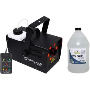 imageRockville R1200L LED DMX Fog Machine FoggerRemoteGallon of Chauvet Fluid Juice