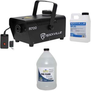 imageRockville R700 FogSmoke Machine FoggerRemoteGallon of Chauvet Fog Fluid Juice
