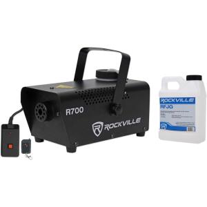 imageRockville R700 FogSmoke Machine w Remote Quick Heatup Thick FogGallon Fluid