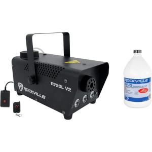 imageRockville R720L FogSmoke MachineRemoteMulti Color LED Built inGallon Fluid