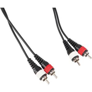 imageRockville RCDR10B 10ft Dual Mono Right Angle RCA to Straight RCA Patch Cable 100 Copper NickelPlated Connectors Durable Design HighFidelity Audio for Musicians and Home Theater