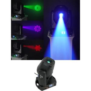 imageRockville ROCK SPOT 260W DJ Moving Head Spot Light Wireless DMX Prism Gobos Zoom for DJs and Stage EventsBlack