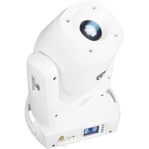 imageRockville ROCK SPOT 260W DJ Moving Head Spot Light Wireless DMX Prism Gobos Zoom for DJs and Stage EventsWhite