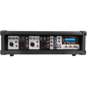 imageRockville RPM45BT 1800W Powered 4 Channel MixerAmplifier Bluetooth Streaming USB Input EQ Reverb ampamp Delay Effects Phantom Power for Live Sound and Small Events