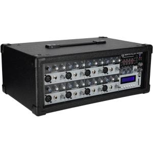 imageRockville RPM85 2400w Powered 8 Channel MixerUSB 5 Band EQ EffectsBluetooth