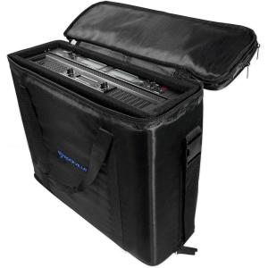 imageRockville RRB30 3U Rack Bag DoubleSided Case with 12quot Depth Shoulder Strap Zippered Pockets MilitaryGrade Nylon for DJs and Live Sound Professionals16