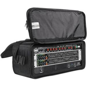 imageRockville RRB40 4U Rack Bag DoubleSided Case 12quot Depth Shoulder Strap Zippered Pockets Durable Nylon for DJs and Live Sound Professionals12