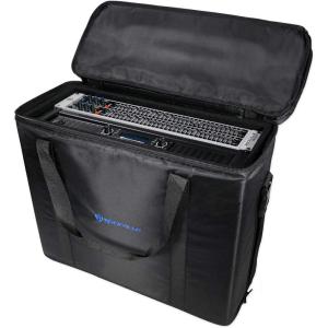 imageRockville RRB40 4U Rack Bag DoubleSided Case 12quot Depth Shoulder Strap Zippered Pockets Durable Nylon for DJs and Live Sound Professionals16