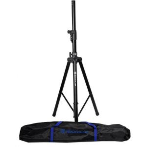 imageRockville RVSS4AB Hydraulic Auto Lift ampamp Lower Tripod Speaker Stand 154 lbs Capacity Travel Bag Included Adjustable 4279 Inches for DJs and Live Events