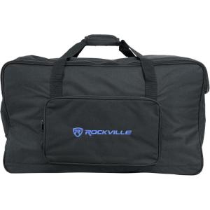 imageRockville TB8 v2 Padded Speaker Bag for 8quot DJ PA Speakers Stand Holder Thick Foam Padding WaterResistant Dual YKK Zippers Perfect for DJs and Musicians12  Inches