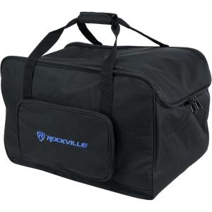 imageRockville TB8 v2 Padded Speaker Bag for 8quot DJ PA Speakers Stand Holder Thick Foam Padding WaterResistant Dual YKK Zippers Perfect for DJs and Musicians10  Inches