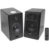 image2 RockvilIe HD5B 5quot Powered Bookshelf Speakers Bluetooth Monitors w37 Stands