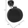 imageRockville 2 MAC40S 4quot Chrome Swivel Aluminum Tower Handlebar Speaker Pods ATVUTVBlack