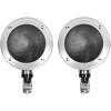 imageRockville 2 MAC40S 4quot Chrome Swivel Aluminum Tower Handlebar Speaker Pods ATVUTVSilver