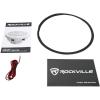 imageRockville 2 MS12LW 12quot 2800 Watt White MarineBoat 12quot Free Air Subwoofers wLED