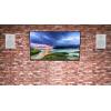 imageRockville 2 RockSlim White Home Theater 525quot 240w Easy Wall Mount Slim Speakers