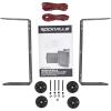 imageRockville 4 HP5S8 Black 525quot Swivel Home Theater SpeakersJBL Subwoofers