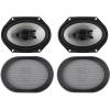 imageRockville 4 RV683A 6x8 3Way Car Speakers 1800 Watts340 Watts RMS CEA Rated