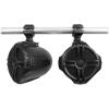imageRockville 4 RWB70B Black 65quot 250w Marine Wakeboard 360 Swivel Tower Speakers