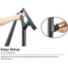 imageRockville ACCB Collapsible TBar Lighting Bar for 35MM Pole Stand Travel Bag Included 4 Light Mounts Portable Perfect for DJsEventsLightsACCB
