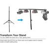 imageRockville ACCB Collapsible TBar Lighting Bar for 35MM Pole Stand Travel Bag Included 4 Light Mounts Portable Perfect for DJsEventsLightsACCB