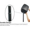 imageRockville ACCEX 21quot Extension Pole for 35MM SpeakerLighting Stand Universal Fit Rubber Stopper Tightening Knob Perfect for Lighting Applications