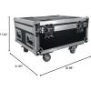 imageRockville BEST CHARGE H2O Charging Case for 6 BEST PAR H2O Lights Stackable BuiltIn Wheels Durable AluminumPlywood Design for DJs and Event Lighting