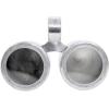 imageRockville DMAC65S Dual 65quot Wakeboard Tower Speaker Enclosure Polished Aluminum Waterproof Internally Wired Universal Fit for Marine Audio SystemsDual 65 inch Silver