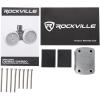 imageRockville DWB65B Dual 65quot 600W Marine Wakeboard Tower Speakers 4 Ohm Waterproof 360Degree Rotation Durable ABS Enclosure for Boats Jeeps ATVs