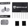 imageRockville DWB80B Dual 8quot 800W Marine Wakeboard Tower Speakers 4 Ohm ABS Enclosure Titanium Tweeter 360 Degree Swivel Mount Black for Boats Jeeps ATVs ampamp UTVsWhite