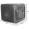 imageRockville Ground Pounder 800W Powered Dual 105quot Car Subwoofer Class AB Amplifier 2 Ohm Compact Aluminum Enclosure Deep Bass Easy Installation for Car AudioEnclosure