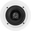 imageRockville HC55 Black 525quot 300 Watt InCeiling Home Theater Speakers 8 Ohm Aimable Tweeter Paintable Grill Easy Install for Home Audio SystemsWhite